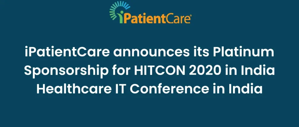 08-iPatientCare announces its Platinum Sponsorship for HITCON 2020 in India Healthcare IT Conference in India
