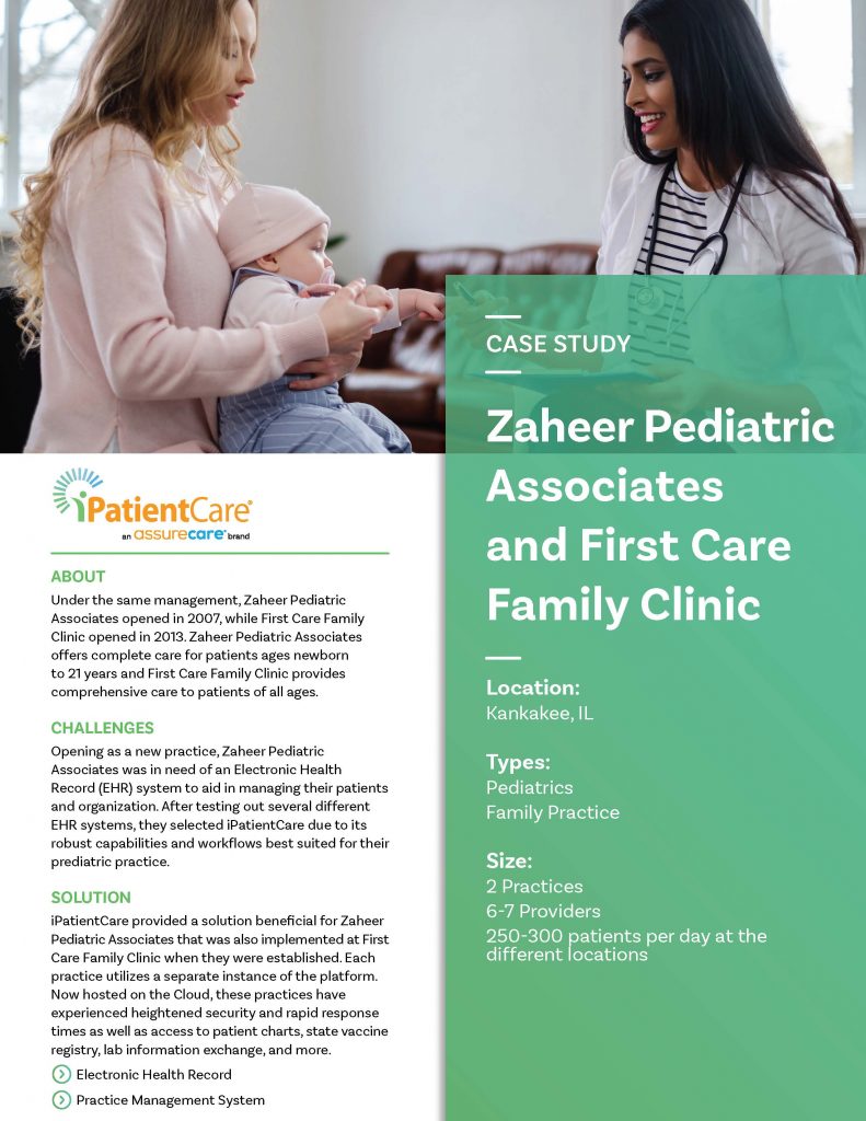 Zaheer Pediatric Associates and First Care Family Clinic
