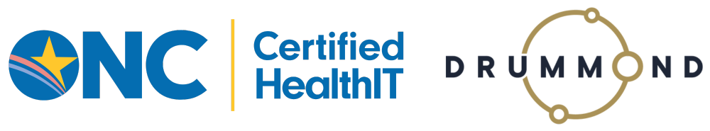 EHR CB-073a ONC Certification Drummond Combined Logo